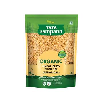 Tata Sampann Organic Arhar Dal Unpolished